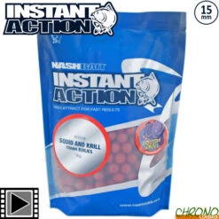 Bouillettes Nash I.A. Squid & Krill 15mm 1kg