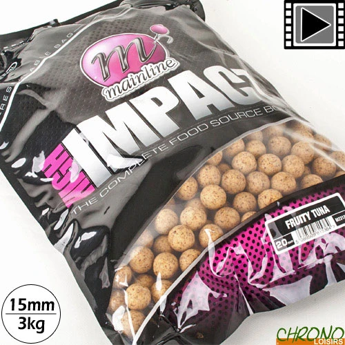 Bouillettes Mainline High Impact Fruity Tuna 15mm 3kg 1 Bouillettes Mainline High Impact Fruity Tuna 15mm 3kg